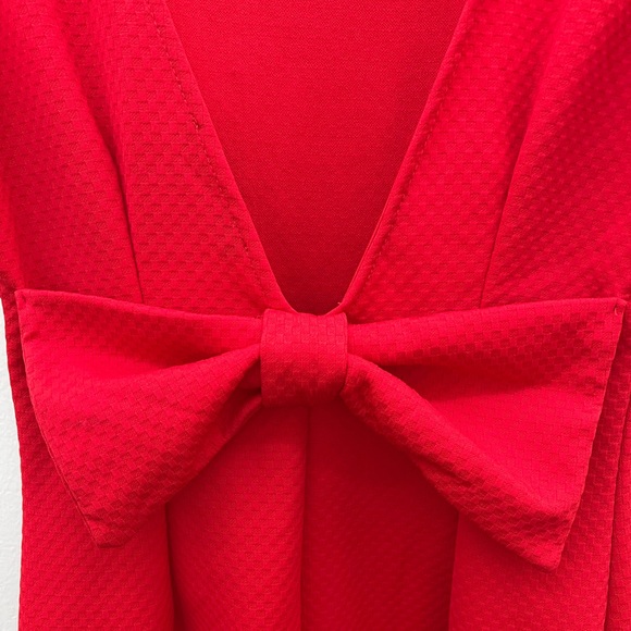 Fitted Red Dress - Picture 3 of 5